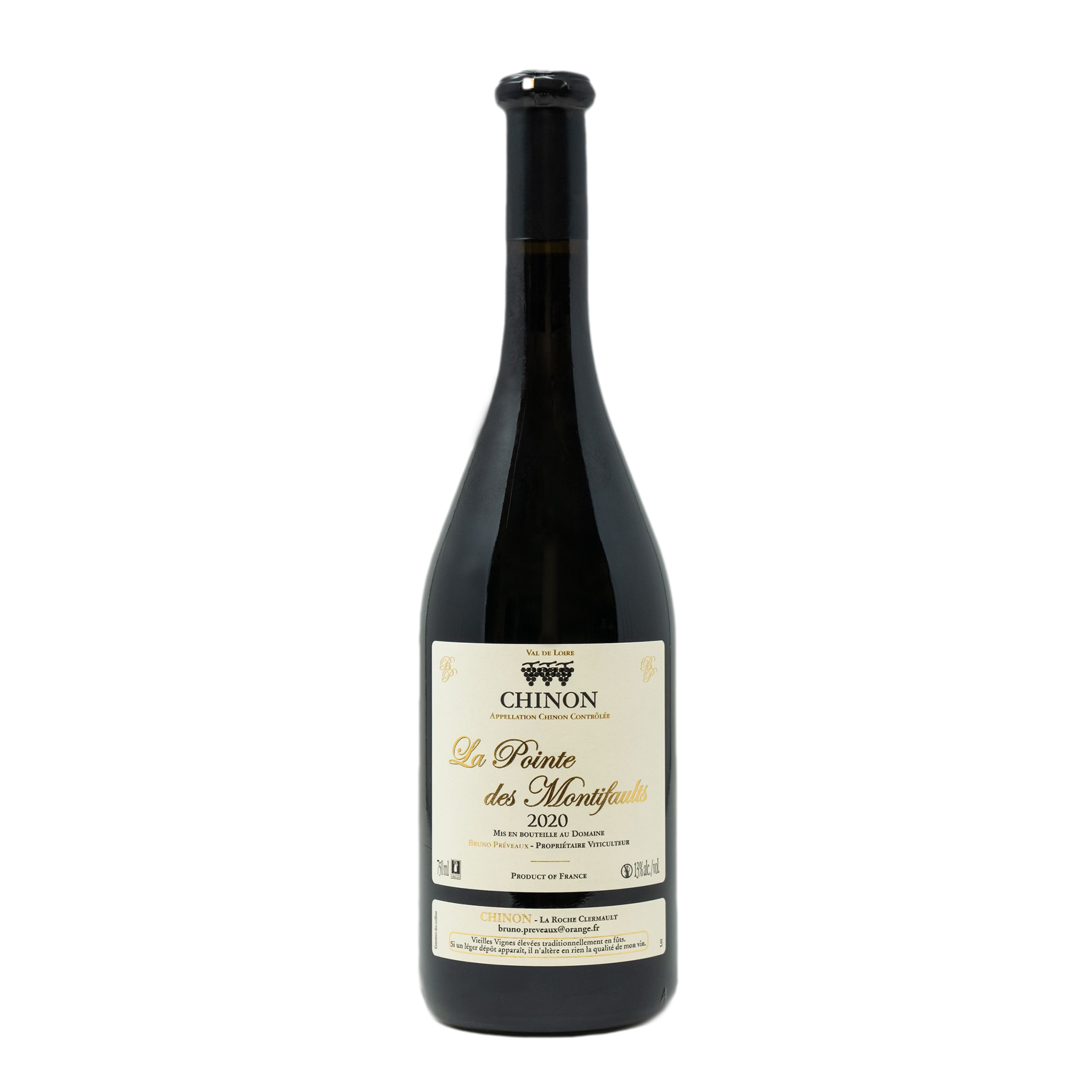 La Pointe des Mautifaults | 2021 | Chinon Red Wine - Cabernet Franc | Domaine Preveaux