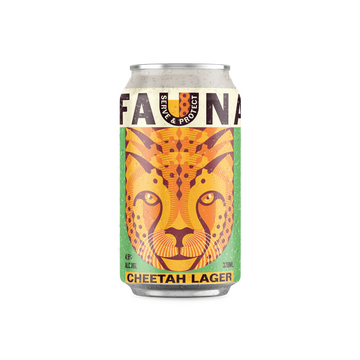 Cheetah Lager | Fauna Brewing | 330ml | 4.5% | Citrus & Herbaceous