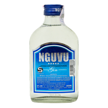 Nguvu Gin | 205ml | Ingufu Gin | Produce Of Rwanda